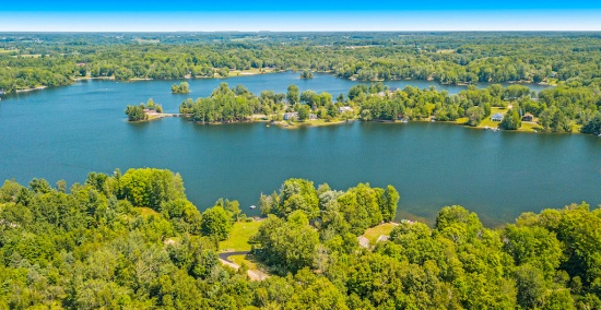 Two Adjacent Lots Just a Short Stroll from a Stunning 205-acre Michigan Lake!
