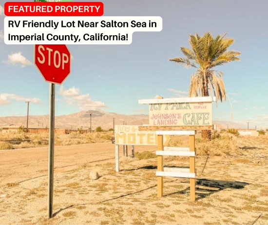 RV Friendly Lot Near Salton Sea in Imperial County, California!