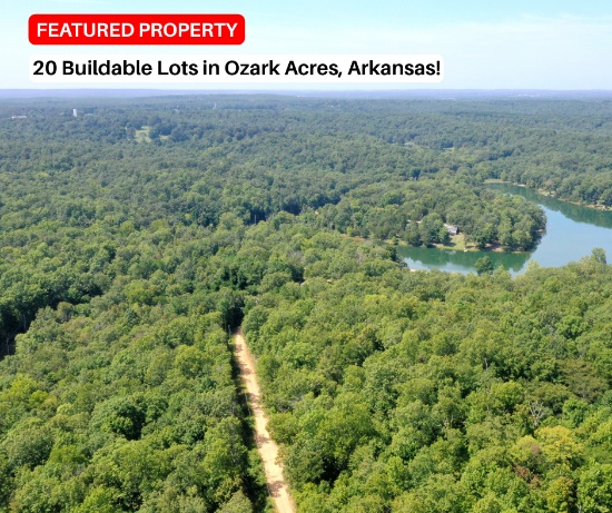 Investor Opportunity in Arkansas: 20 Buildable Lots!