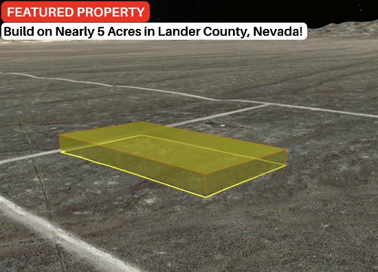 Build on Nearly 5 Acres in Lander County, Nevada!