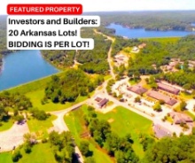 Investors and Builders: 20 Arkansas Lots! BIDDING