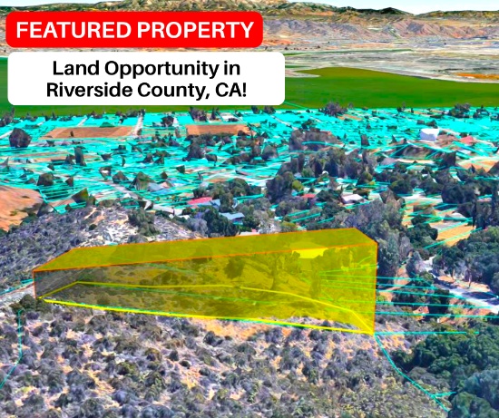 FINANCE: Own Land Near Lake Elsinore! YOUR BID IS YOUR DOWN PAYMENT!