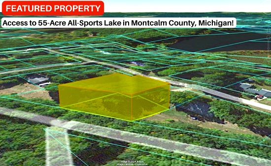 Access to 55-Acre All-Sports Lake in Montcalm County, Michigan!
