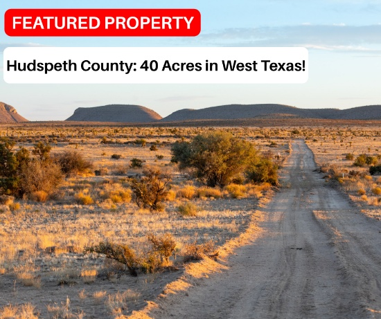 40 Acres of Rugged Natural Beauty in Hudspeth County, Texas!