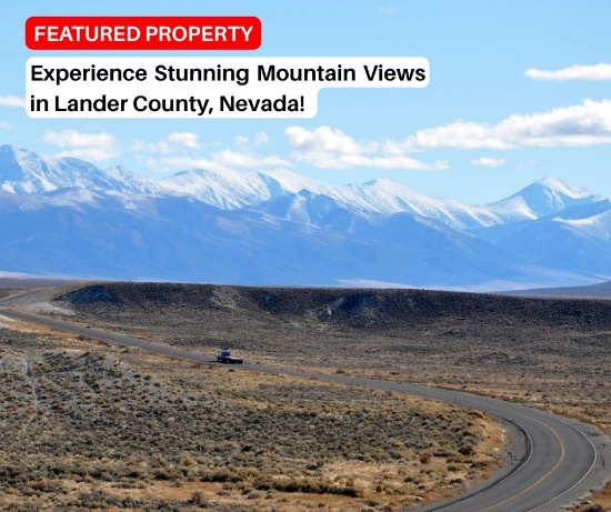 Experience Stunning Mountain Views in Lander County, Nevada!
