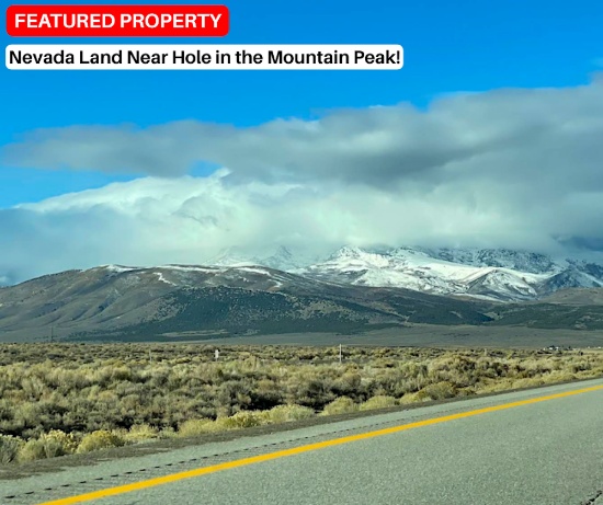 Nevada Land Near Hole in the Mountain Peak!