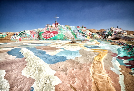 Salvation Mountain: The Salton Sea's Famous Landmark!