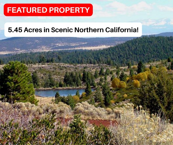 5+ Acres in Scenic Northern California!