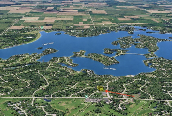 Secure Buildable Land Between a Lake and Golf Course!