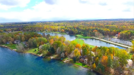 One-Acre Michigan Lot Behind the Golf Course in Canadian Lakes!