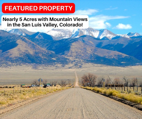 4.9-Acre Colorado Property with Rocky Mountain Views!