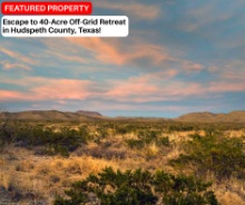 40-Acre Off-Grid Retreat in Hudspeth County, Texas
