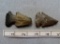Two Archaic Bevels - 2 / 2 1/4 in. - Coshocton