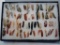 Frame of Hopewell Bladelets - Flint Ridge Flint