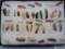 Frame of Hopewell Bladelets - Flint Ridge Flint