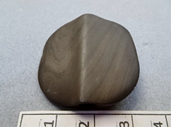 Wing Bannerstone - 3 1/2 in. - Banded Slate