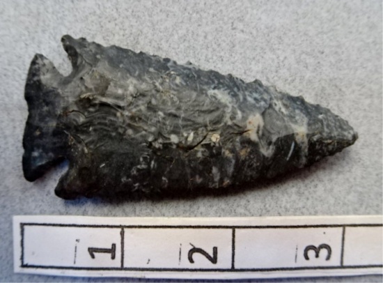 Notched Base Point -3 in. - Coshocton Flint