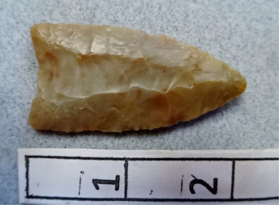 Fluted Point - 2 1/4 in. - Carter Cave Flint