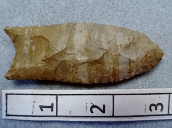 Paleo Fluted Point - 3 in. - Ft. Payne Chert