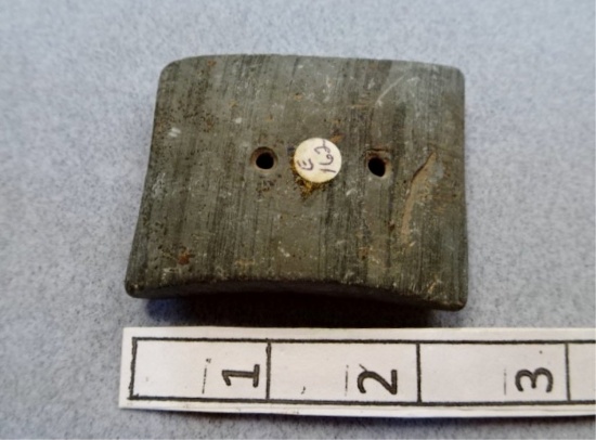 Semi-Keeled Gorget -2 3/4 in. -  Banded Slate