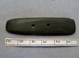 Hopewell Gorget - 5 3/4 in. - Banded Slate