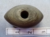 Pick Bannerstone - 2 1/2 in. - Banded Slate