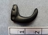 Claw Effigy Pendant -1 3/4 in.  Cannal Coal