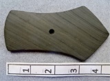 Pentagonal Pendant - 4 1/2 in. - Banded Slate