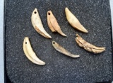 Frame of Six Bear Teeth - 1 3/4 in. / 2 in.