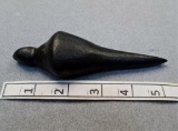 Lizard Effigy - 5 1/4 in. - Banded Slate