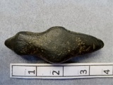 Lizard Effigy - 3 1/2 in. - Banded Slate