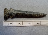 Notched Base Knife - 4 3/4 in. Coshocton Flint