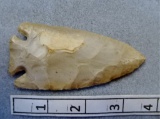 Archaic Corner Notch - 3 3/4 in. - Tan Flint