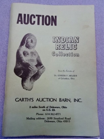 Meuser Auction Book - 1971 - contains all