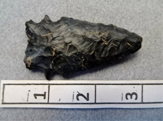 Re-notched Point  - 2 1/2 in. - Coshocton Flint