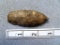 Lanceolate - 2 3/4 in. - Coshocton Flint