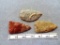 Three Blades - 2 3/4 / 3 in. - Flint Ridge Flint