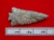 Fractured Base Point - 3 in. - Flint Ridge Flint