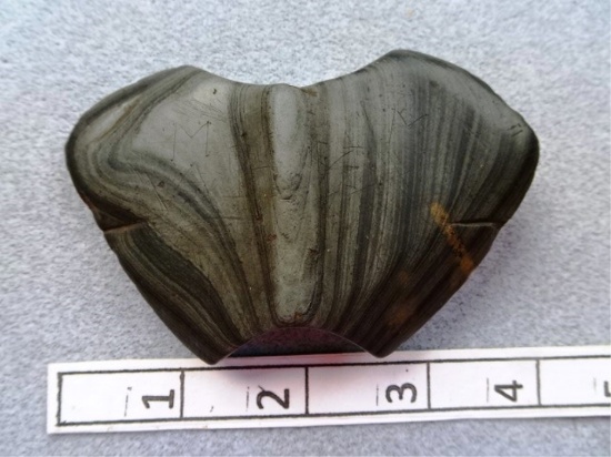 Winged Bannerstone - 4 in. - Banded Slate