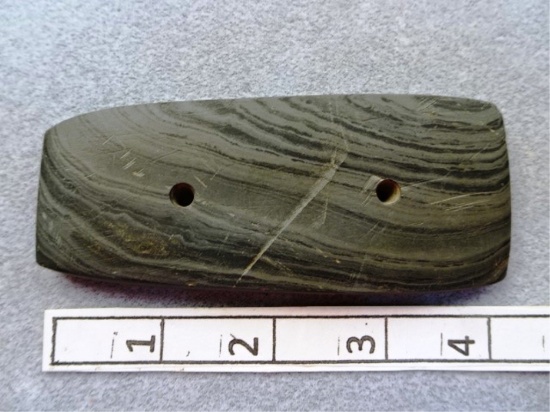 Gorget - 4 1/4 in. - Banded Slate - Ohio