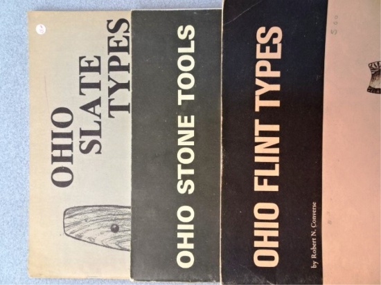 Set of Three Books - Ohio Flint Types, Ohio Slate