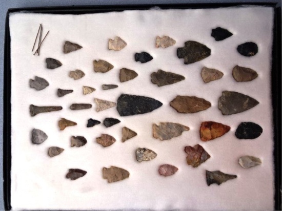 Frame - of 43 Flints - Ross Co. found by