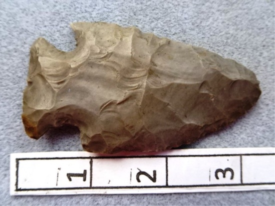 Corner Notch Point - 3 1/4 in. - Gray Flint