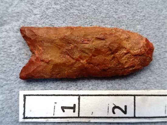 Fluted Point - 2 1/2/ in. - Red Jasper