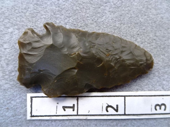 Archaic Corner Notch - 2 3/4 in. - Gray Flint