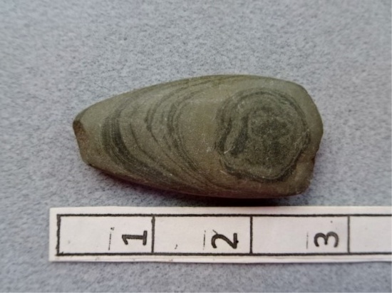 Miniature Celt - 2 1/2 in. - Banded Slate - Ohio