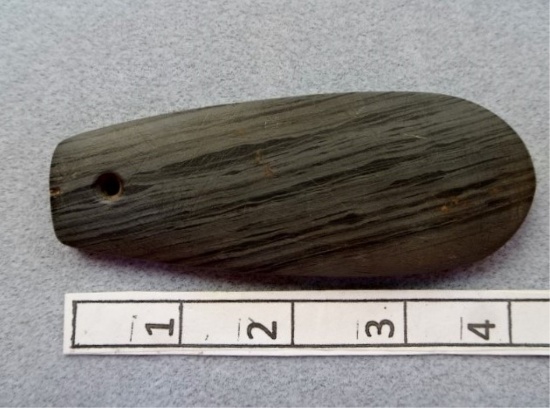 Pendant - 4 1/2 in. - Banded Slate - Ohio