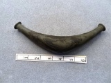 Knobbed Crescent - 8 in. - Banded Slate - Both