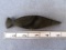 Lizard Effigy - 4 3/4 in. - Banded Slate