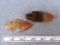 Two Adena Points - 2 1/2 - 3 in. - Flint Ridge/
